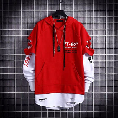 Men's Hoodies Male Casual Sweatshirts Men Red Black White Color Sweatshirt Tops Hot 2020 Spring Autumn Fashion